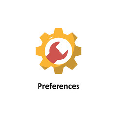 Preferences Vector Icon

