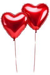 Red heart balloon for party and celebration