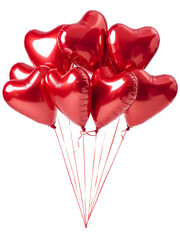 Red heart balloon for party and celebration © JuneDesign