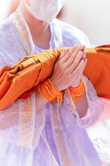 Temples and Buddhism ordination of monks is a tradition of Thai people.