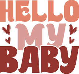 baby and kids retro svg design