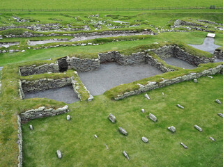 Jarlshof Prehistoric and Norse Settlement, Sumburgh. Shetland Islands. Scotland © AurelienB