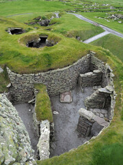 Jarlshof Prehistoric and Norse Settlement, Sumburgh. Shetland Islands. Scotland © AurelienB