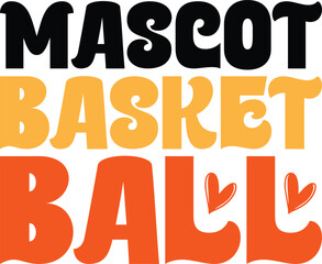 Basketball retro svg design