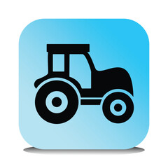 Transportation icon set, vector, clip art, and symbol. Icon set  concept  with a square shape.