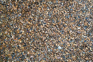 Decorative garden gravel stones for background