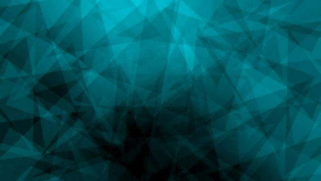 dark sky blue color polygon style footage background clip