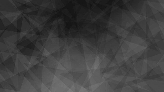 black color polygon style footage background clip