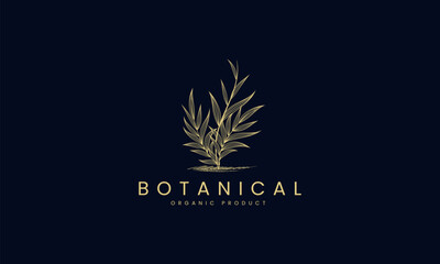 Fototapeta na wymiar natural and organic logo modern design. Natural logo for branding, corporate identity and business card