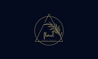 natural and organic logo modern design. Natural logo for branding, corporate identity and business card