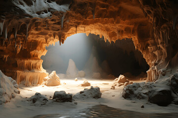 clean photo of a cave, cave, underworld, caves, exploring, underground