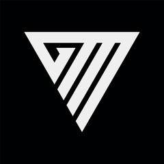 GM triangle logo - obrazy, fototapety, plakaty