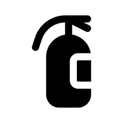 fire extinguisher glyph icon