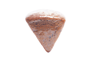 Rye sourdough bread in a package isolated on white background