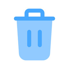 trash flat icon