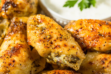Homemade Spicy Lemon Pepper Chicken Wings