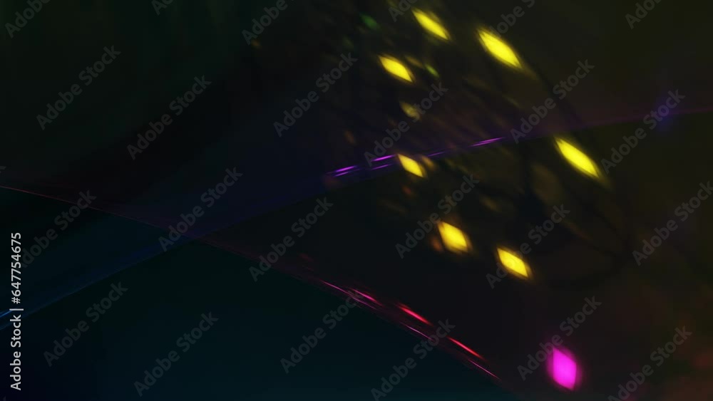 Poster abstract background with light animation