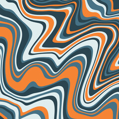 Abstract psychedelic groovy background. Vector.