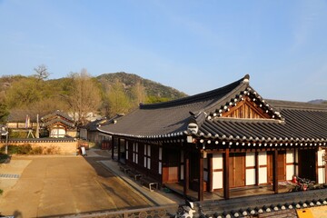 Jeonju Hyanggyo-gil in South Korea