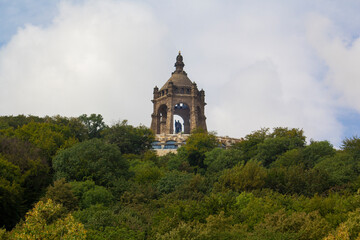 The Emperor William Monument an important landmark and national monument near the town of Porta...