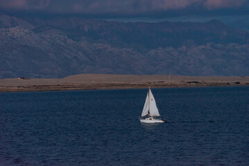 sailboat on the sea