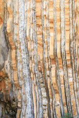 Obraz premium Beautiful and colorful Rock texture in the mountain