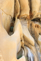 Beautiful and colorful Rock texture in the mountain