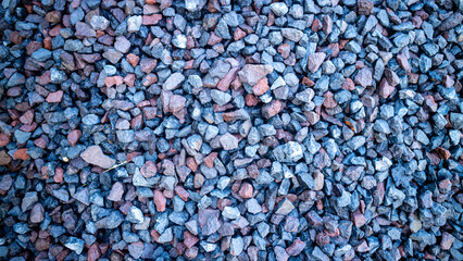 small rocks arranged neatly and beautifully