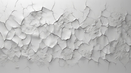 Aged and weathered white concrete wall background