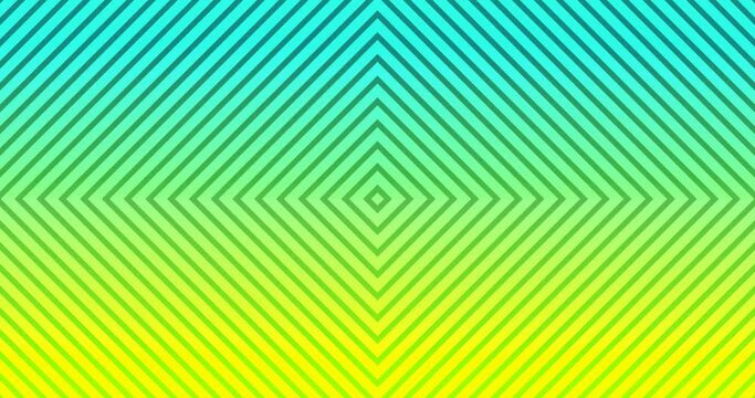rectangle shapes lines animation seamless abstract background with yellow and blue gradient colors.