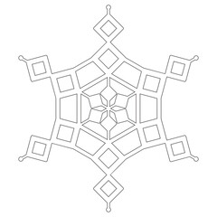 Obraz premium snowflake