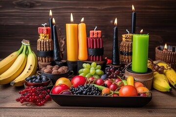 Happy Kwanzaa Concept. Kwanzaa Background. Kwanzaa Theme. Generative Ai