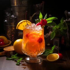 food photography cocktail planters punch