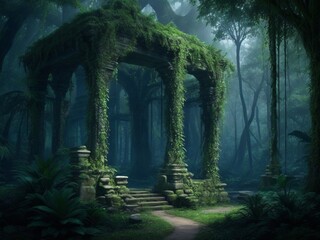 Mystic forest Wall Paper For Desktop