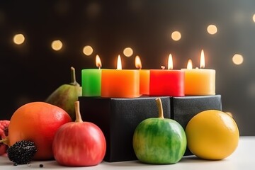 Happy Kwanzaa Concept. Kwanzaa Background. Kwanzaa Theme. Generative Ai