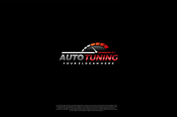 Automotive service, repair, speed, tuning car mechanic. Logo for business related to automotive industry concept. Vector illustration design template