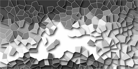 3d Abstract colorful background with triangles. background of crystallized. dark and light gray Geometric Modern creative background. Gray Geometric Retro tiles pattern. Gray hexagon ceramic.><