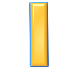 Number 3d render png transparent