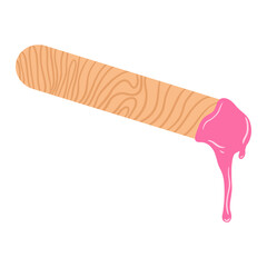 Pink Sugar Wax Dripping With Spatula