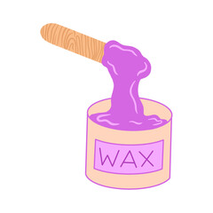 Waxing Stick With Wax Bottle