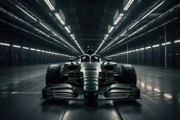 Poster Formula 1 Car, F1 Race Car in studio. Photoshoot of Formula 1 Car in concept studio design. © Noize