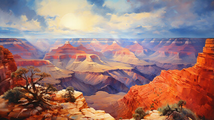 Grand Canyon Painting, United States