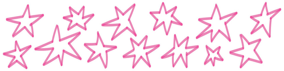 Star shape pink icon . Abstract marker bling and sparkle. Flat vector illustrations isolated in background. - obrazy, fototapety, plakaty