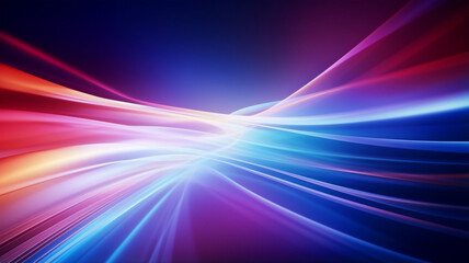 Fototapeta na wymiar Abstract red and blue gradient color wave background.