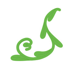 Christmas decoration leaves