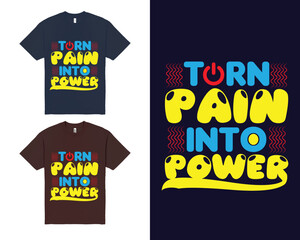 Typography T shirt design