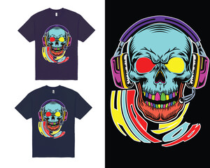 Scary Man Face Framework T shirt\