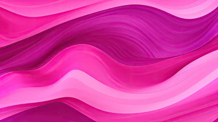 Meubelstickers Mountain and Desert Mirage: Inspired from mountains and desert abstract nature of the artwork with pink waves © Erich