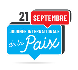 paix - journée internationale de la paix - 21 septembre