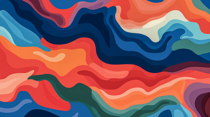 Psychedelic Camo Pattern Texture. Design for Textile Industry And Clothing Manufacturing. Vibrant Camouflage Pattern. Generative AI